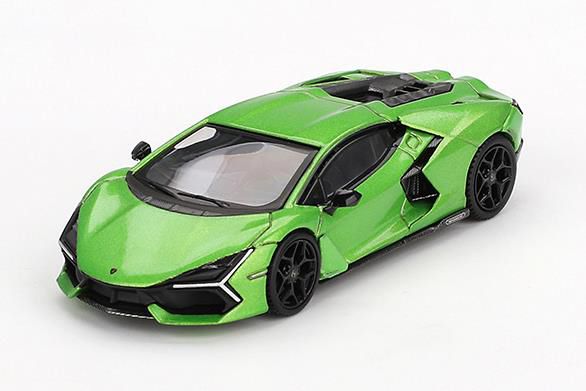 MINI GT 1/64 (ダイキャスト製) ランボルギーニ レヴエルト ヴェルデセルヴァンス(右ハンドル)
