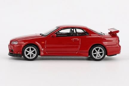 日産スカイラインGT-R　ミニカー カーネル 1/43 ニッサン スカイライン GT-R VスペックII ニュル