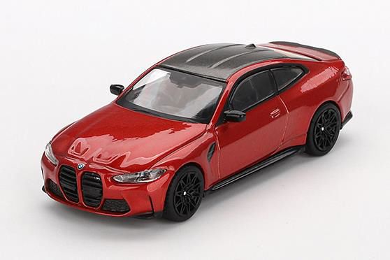 MINI GT 1/64 (ダイキャスト製) BMW M4 コンペティション (G82) サヒールオレンジ(左ハンドル)