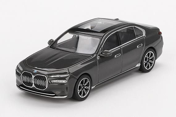 MINI GT 1/64 BMW i7 xDrive60 ドラビットグレー(左ハンドル)