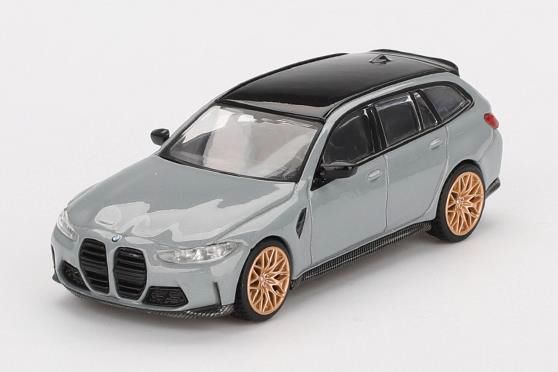 MINI GT 1/64 (ダイキャスト製) BMW M3 Mパフォーマンス ツーリングツーリング ブルックリングレー(右ハンドル)