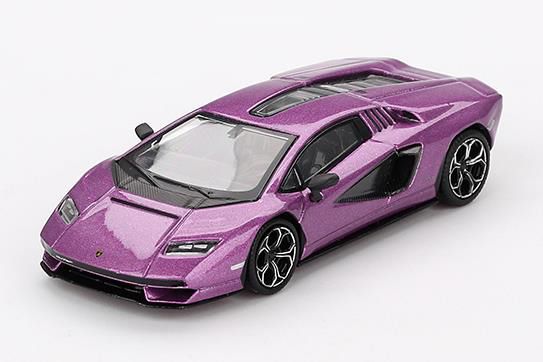 MINI GT 1/64 (ダイキャスト製) ランボルギーニ カウンタック LPI 800-4 Viola 30th(パープル)(左ハンドル)