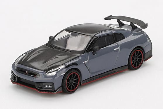 MINI GT 1/64 (ダイキャスト製) Nissan GT-R Nismo 2024 NISMO ステルスグレー(右ハンドル)