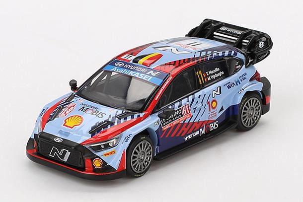MINI GT 1/64 (ダイキャスト製) Hyundai i20 N Rally1モンテカルロラリー 2024優勝車 #11(左ハンドル)