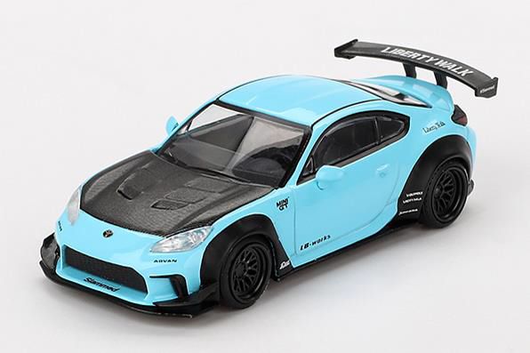 MINI GT 1/64 (ダイキャスト製) Toyota GR86 LB★Nation ベイビーブルー(左ハンドル) ※ブリスタータイプ
