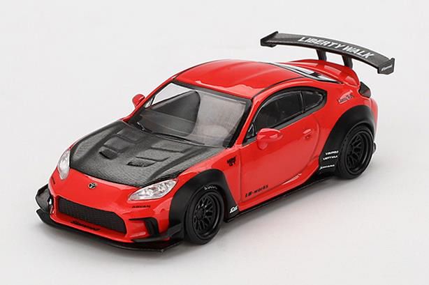 MINI GT 1/64 (ダイキャスト製) Toyota GR86 LB★Nation レッド(右ハンドル)