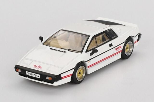 MINI GT 1/64 (ダイキャスト製) ロータス エスプリ ターボ ホワイト 「ユア・アイズ・オンリー」英語版パッケージ