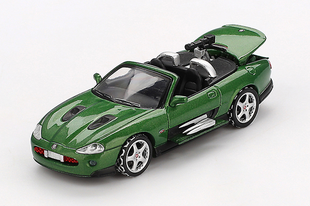 【中古品】ジャガー　ミニシザー MINI GT 1/64 (ダイキャスト製) ジャガー XKR 「ダイ・アナザー・デイ