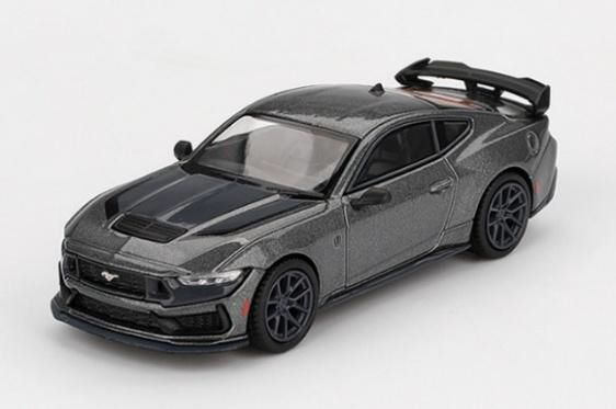 [予約]MINI GT 1/64 (ダイキャスト製) フォード マスタング ダークホース 2024 カーボナイズドグレー(左ハンドル) ※ブリスタータイプ