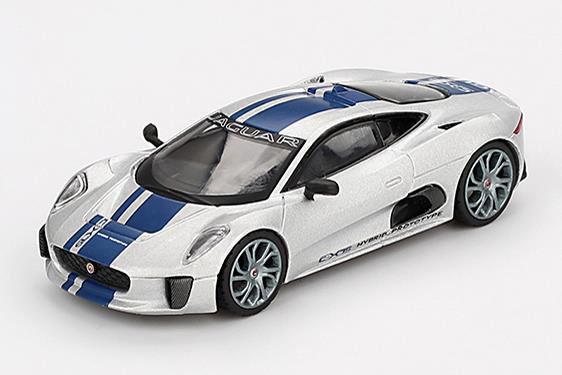 MINI GT 1/64 (ダイキャスト製) ジャガー C-X75 シルバー(左ハンドル)