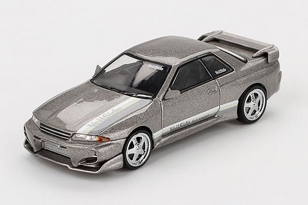 MINI GT 1/64 (ダイキャスト製) Nissan スカイライン GT-R R32 Veilside コンバット C-IVeilside コンバットグレー(右ハンドル) ※ブリスタータイプ