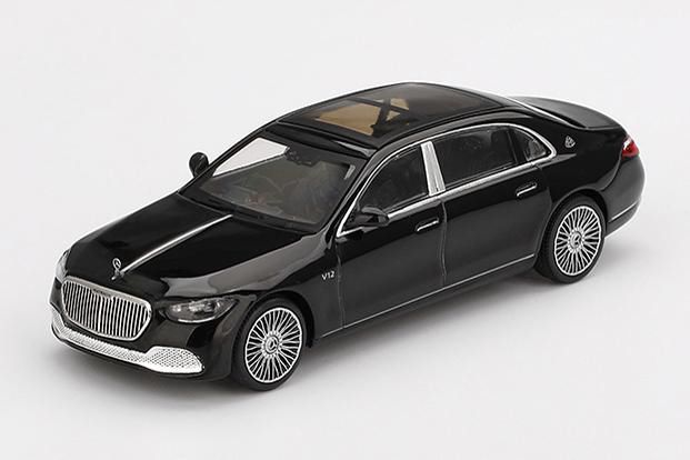 MINI GT 1/64 (ダイキャスト製) メルセデス マイバッハ S680 ブラック(右ハンドル)