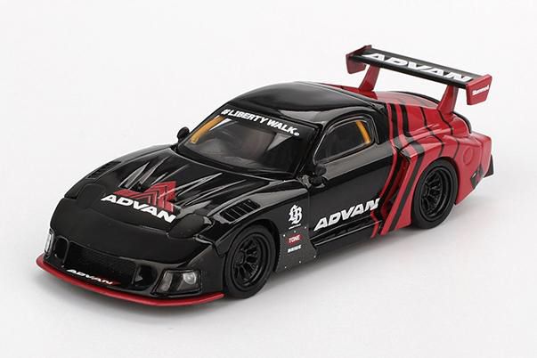 MINI GT 1/64 (ダイキャスト製) マツダ RX-7 LB-Super Silhouette ADVAN(左ハンドル)