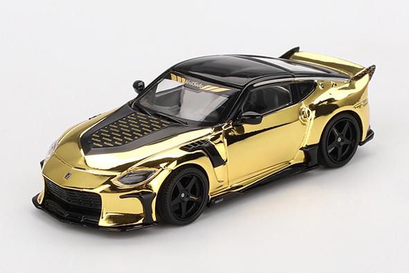 MINI GT 1/64 (ダイキャスト製) Nissan Z Veilside FFZ400 ゴールドクロム(右ハンドル)