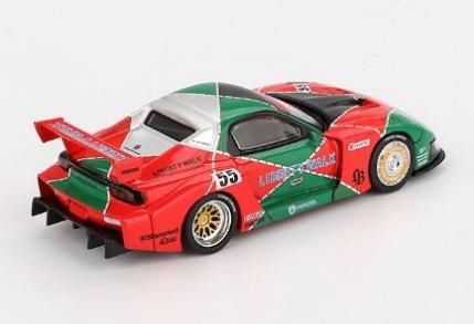 MINIGT 7台セット MINI GT 1/64 (ダイキャスト製) マツダ RX-7 LB-Super