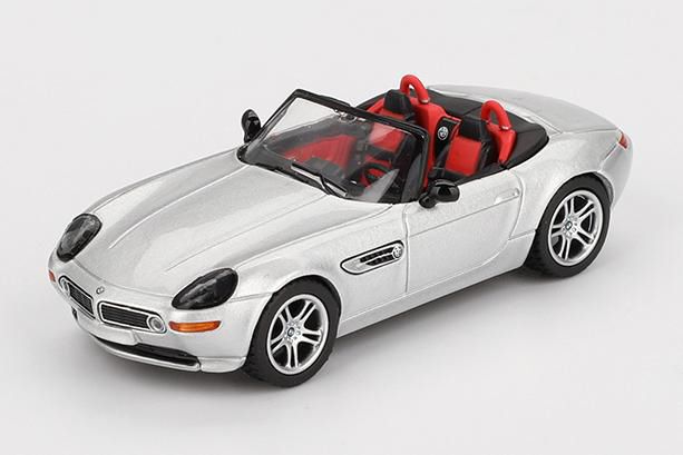 MINI GT 1/64 (ダイキャスト製) BMW Z8 シルバー(左ハンドル)