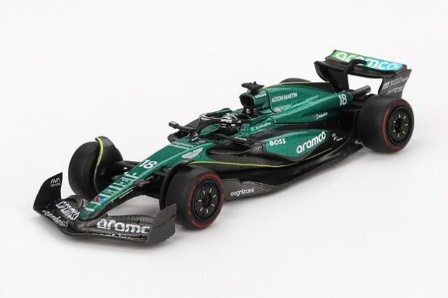 MINI GT 1/64 (ダイキャスト製) アストンマーチン AMR24 F1 2024 #18 バーレーングランプリ Lance Stroll ※ブリスタータイプ