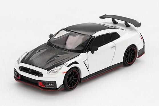 MINI GT 1/64 (ダイキャスト製) Nissan GT-R Nismo 2024 ブリリアントホワイトパール (左ハンドル) ※ブリスタータイプ
