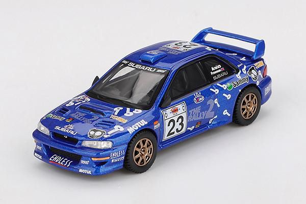 [予約]MINI GT 1/64 (ダイキャスト製) スバル インプレッサ WRC99 アクロポリス・ラリー 2000 #23(左ハンドル) ※ブリスタータイプ