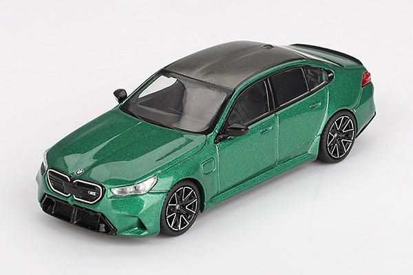 MINI GT 1/64 (ダイキャスト製) BMW M5 (G90) アイルオブマン グリーンメタリック(左ハンドル) ※ブリスタータイプ