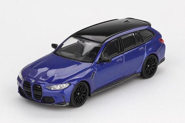 [予約]MINI GT 1/64 (ダイキャスト製) BMW M3 Mパフォーマンス ツーリング ポルティマオブルーメタリック(左ハンドル) ※ブリスタータイプ