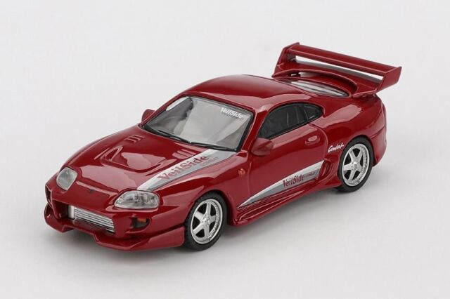 [予約]MINI GT 1/64 (ダイキャスト製) Toyota スープラ VeilSide コンバット V-I レッド(右ハンドル)