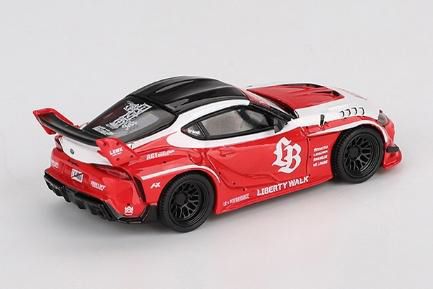 MINI GT 1/64 (ダイキャスト製) LB☆WORKS GR スープラ レッド