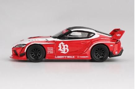 MINI GT 1/64 (ダイキャスト製) LB☆WORKS GR スープラ レッド