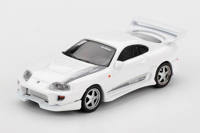 [予約]MINI GT 1/64 (ダイキャスト製) Toyota スープラ VeilSide コンバット V-I ホワイト(左ハンドル) ※ブリスタータイプ