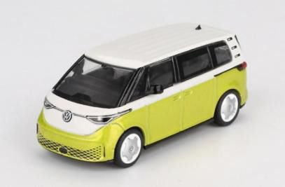 MINI GT 1/64 (ダイキャスト製) フォルクスワーゲン ID. Buzｚ Candy White / Pomelo Yellow(左ハンドル)