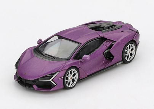 MINI GT 1/64 (ダイキャスト製) ランボルギーニ レヴエルト Viola 30th Matte(パープル)(右ハンドル)
