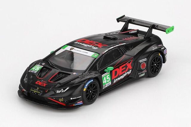 [予約]MINI GT 1/64 (ダイキャスト製) ランボルギーニ ウラカン GT3 EVO2 IMSA デイトナ24時間 2024 #45 No.45 DEX Imaging(左ハンドル)
