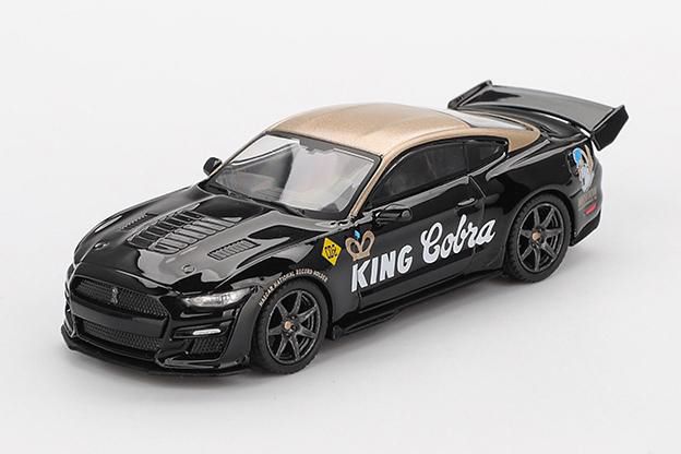 MINI GT 1/64 (ダイキャスト製) シェルビー GT500 ドラゴンスネーク コンセプトブラック/ゴールド(左ハンドル)