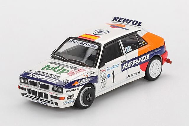 MINI GT 1/64 (ダイキャスト製) ランチア デルタ HF インテグラーレ エボルツィオーネモンテカルロラリー 1993 #1 (左ハンドル) ※ブリスタータイプ