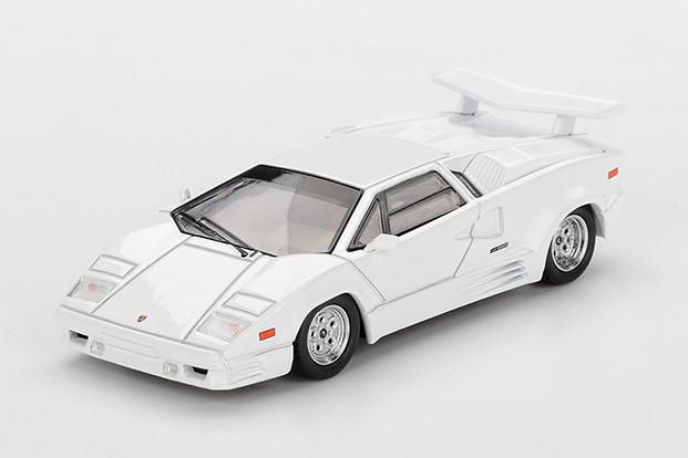 MINI GT 1/64 (ダイキャスト製) ランボルギーニ カウンタック 25th アニバーサリーホワイト(左ハンドル)