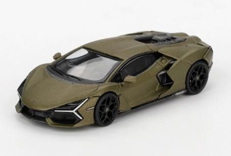 [予約]MINI GT 1/64 (ダイキャスト製) ランボルギーニ レヴエルト Verde Gea Matte(左ハンドル)