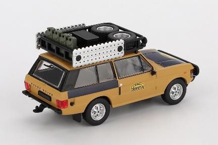 MINI GT レンジローバー キャメルトロフィー フィギュア セット 1/64 MINI GT 1/64 (ダイキャスト製) レンジ ローバー 1981 キャメル