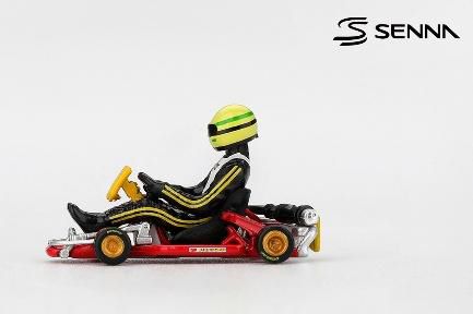 MINI GT × Senna 1/64 (ダイキャスト製) セナ カート フォーミュラK