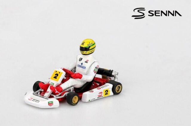 [予約]MINI GT × Senna 1/64 (ダイキャスト製) セナ カート マスターズ・オブ・パリ - ベルシー 1993 #2 アイルトン・セナ ※ブリスタータイプ