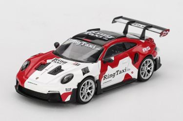 [予約]MINI GT 1/64 (ダイキャスト製) 1/64 ポルシェ 911(992) GT3 RS ヴァイザッハ Ring Taxi バージョン (左ハンドル) ※ブリスタータイプ