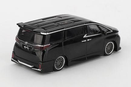 MINI GT 1/64 (ダイキャスト製) Toyota アルファード 40 KUHL ブラック