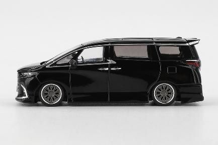 MINI GT 1/64 (ダイキャスト製) Toyota アルファード 40 KUHL ブラック