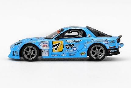 MINI GT 1/64 (ダイキャスト製) マツダ RX-7 RE雨宮 2025 D1 GP(右
