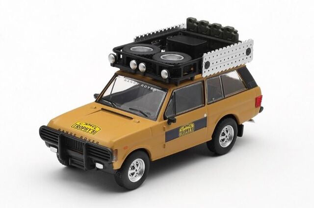 [予約]MINI GT 1/64 (ダイキャスト製) レンジ ローバー 1981 キャメルトロフィー スマトラ K.Stoppa & A.Valldorf(左ハンドル) ※ブリスタータイプ