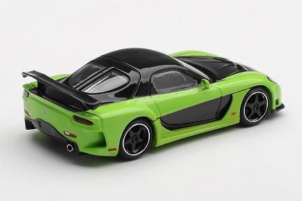 MINI GT 1/64 (ダイキャスト製) マツダ RX-7 VeilSide Fortune7 Green