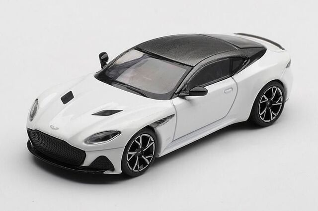 [予約]MINI GT 1/64 (ダイキャスト製) アストンマーチン DBS ストラタスホワイト(左ハンドル)　 ※ブリスタータイプ