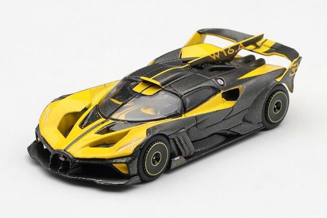 [予約]MINI GT 1/64 (ダイキャスト製) ブガッティ ボライド イエロー(左ハンドル)