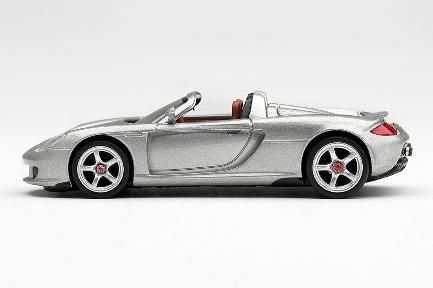 MINI GT 1/64 (ダイキャスト製) ポルシェ カレラ GT GT シルバー(左