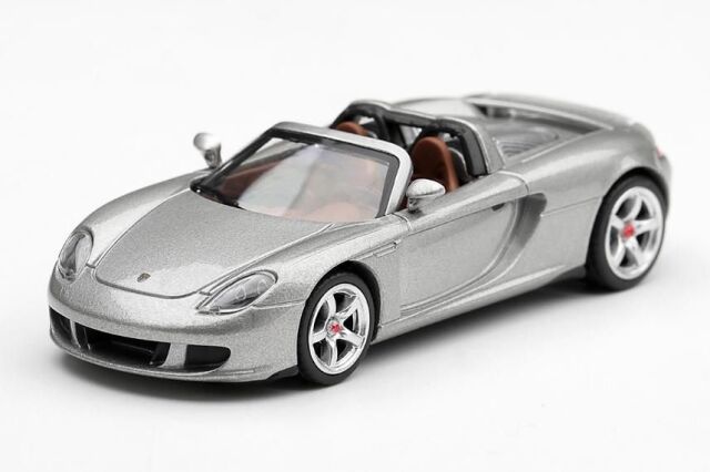 [予約]MINI GT 1/64 (ダイキャスト製) ポルシェ カレラ GT GT シルバー(左ハンドル) ※ブリスタータイプ
