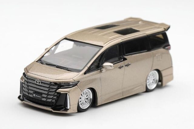 [予約]MINI GT 1/64 (ダイキャスト製) Toyota ヴェルファイア 40 KUHL ゴールド メタリック(左ハンドル) ※ブリスタータイプ